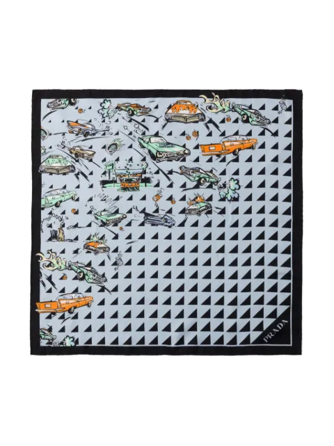 Prada silk scarf 1FF0042C7E - 2