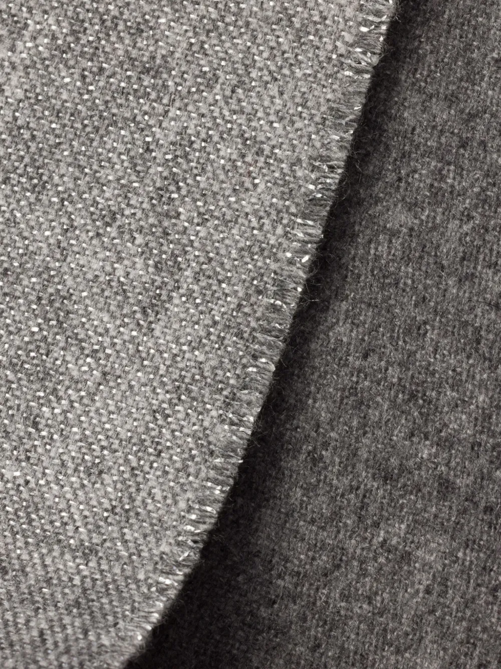 Prada Sjaal met logoprint - Grijs