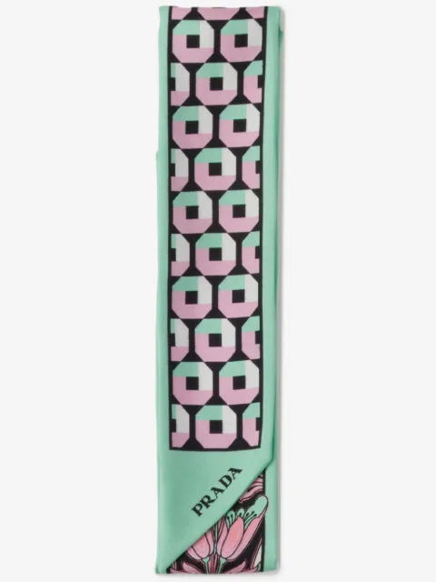 Prada silk scarf