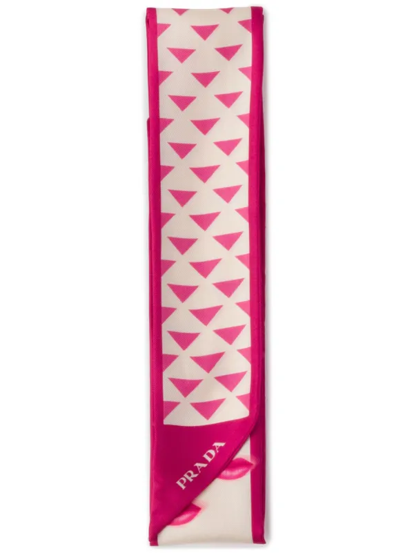Prada シルクスカーフ | ニュートラル | FARFETCH JP