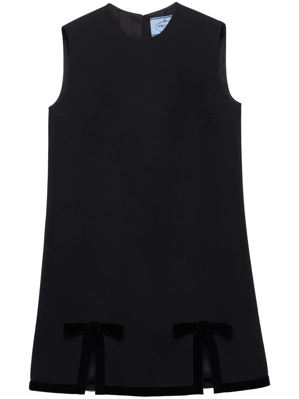 Image 1 of Prada bow-detail mini dress