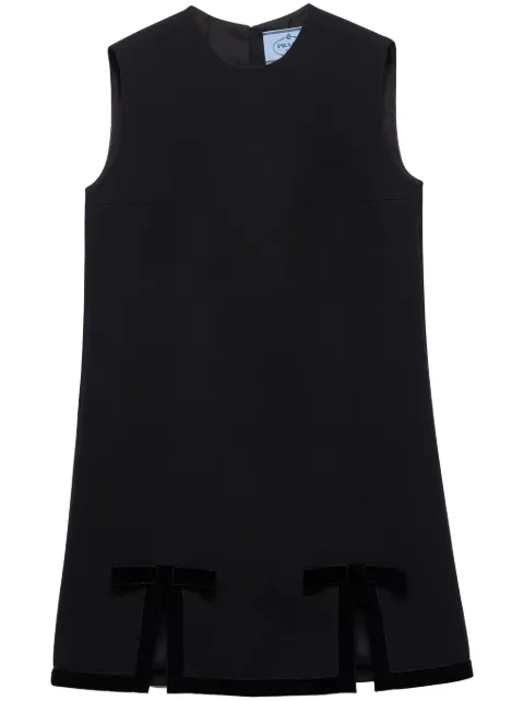 Prada bow-detail mini dress