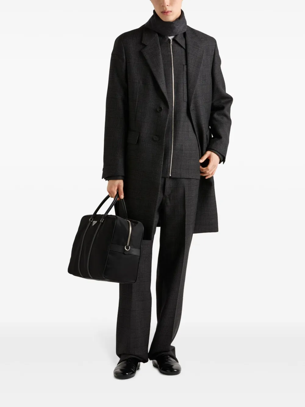 Prada leather luggage bag | Men | Image 2