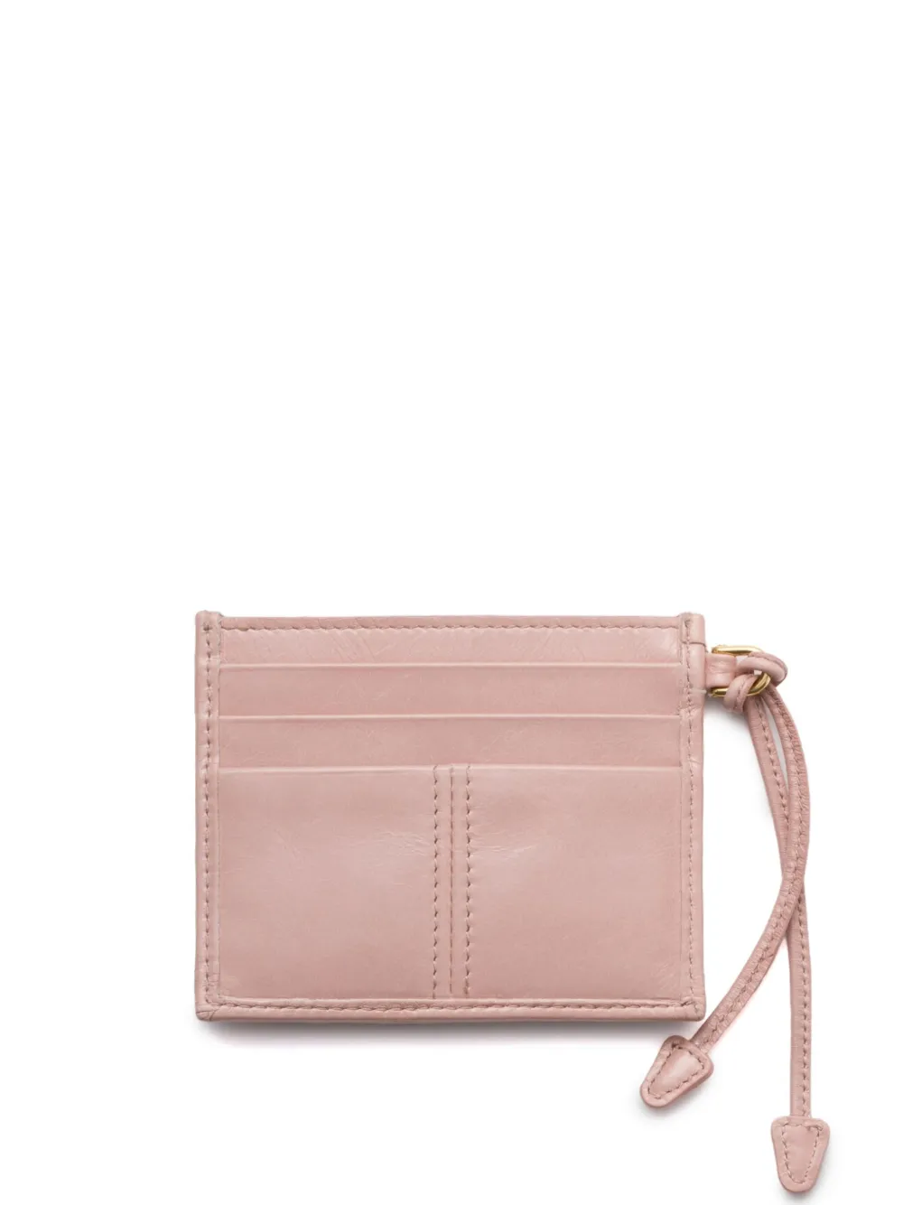 Prada leather card holder - Roze