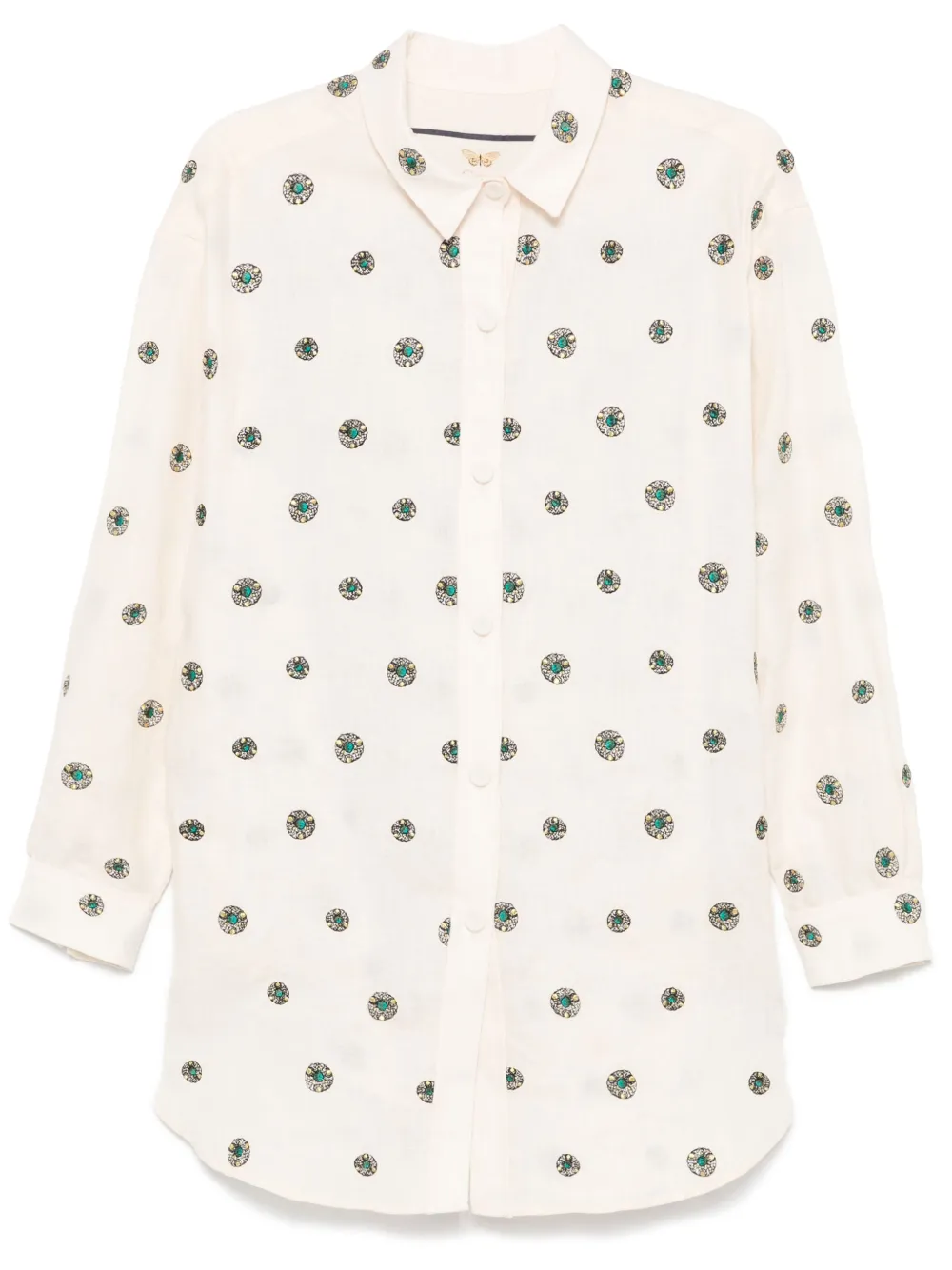 Agua By Agua Bendita Cecilia Alhaja blouse Beige