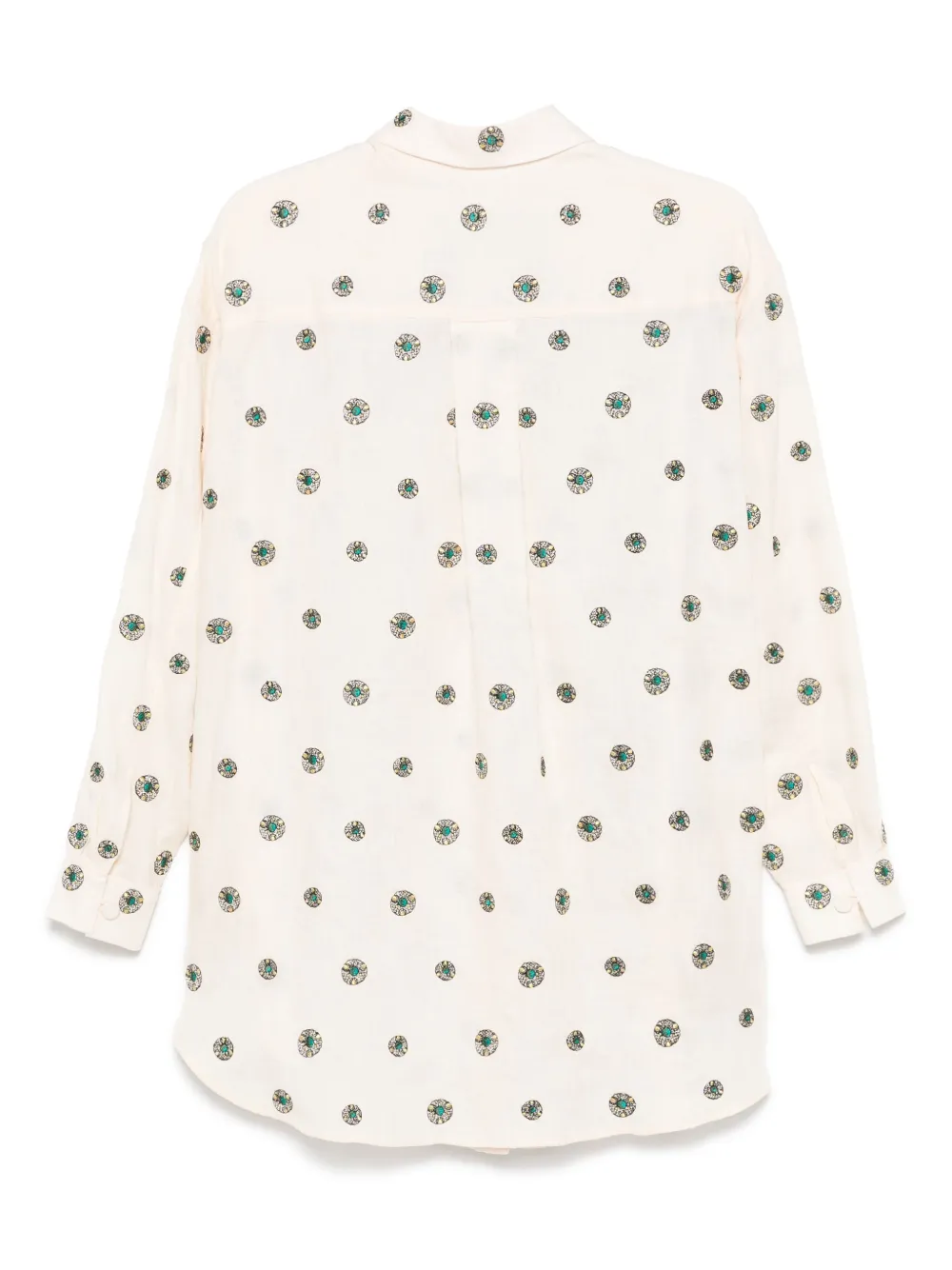Agua By Agua Bendita Cecilia Alhaja blouse - Beige