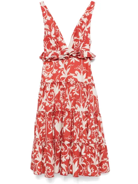 Agua By Agua Bendita Lago Maiz midi dress 14198 - 0