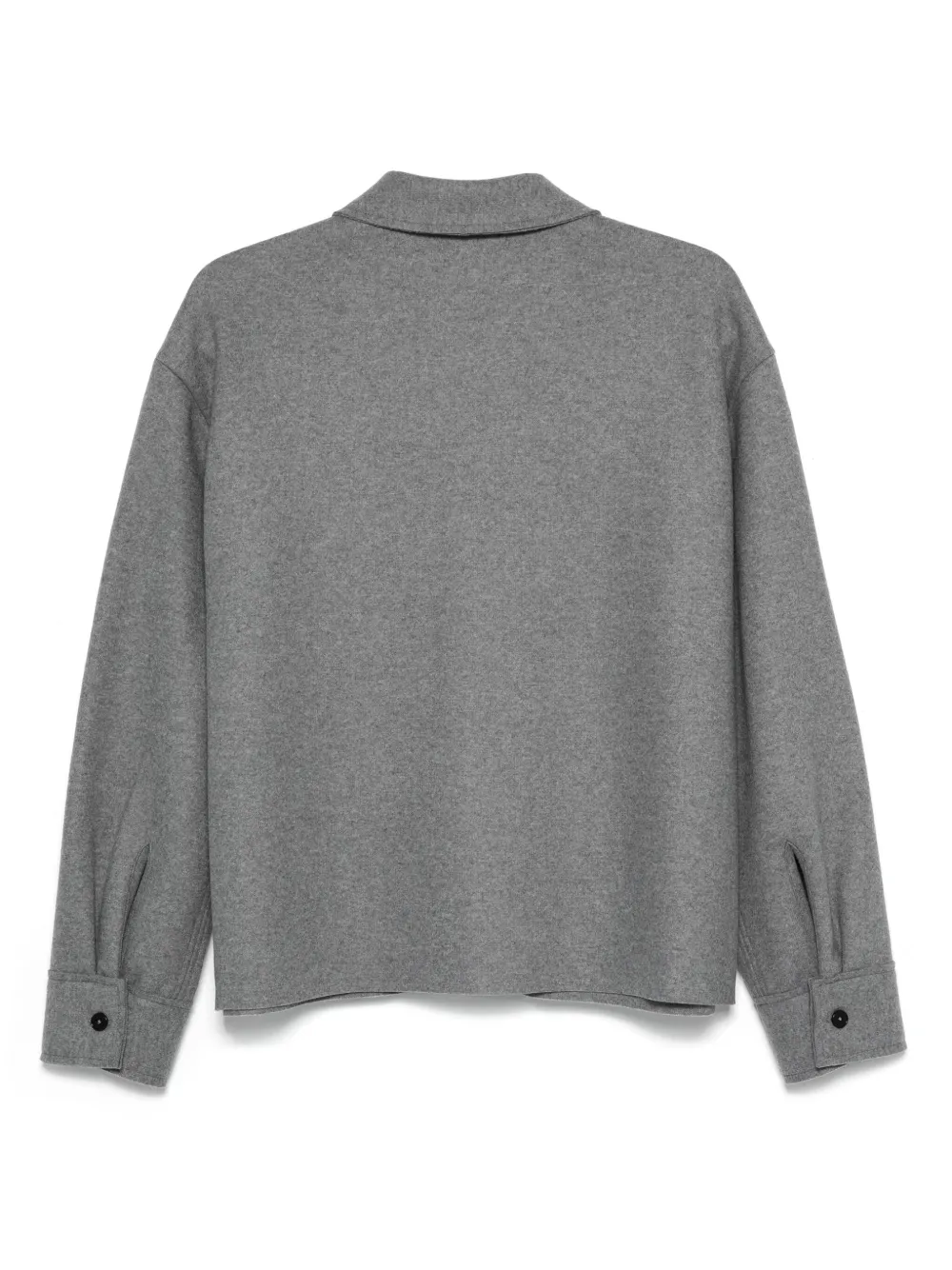Jil Sander Vilten blouse - Grijs