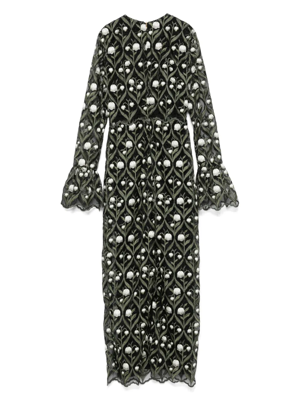 Agua By Agua Bendita Ellisella Perla maxi-jurk - Zwart