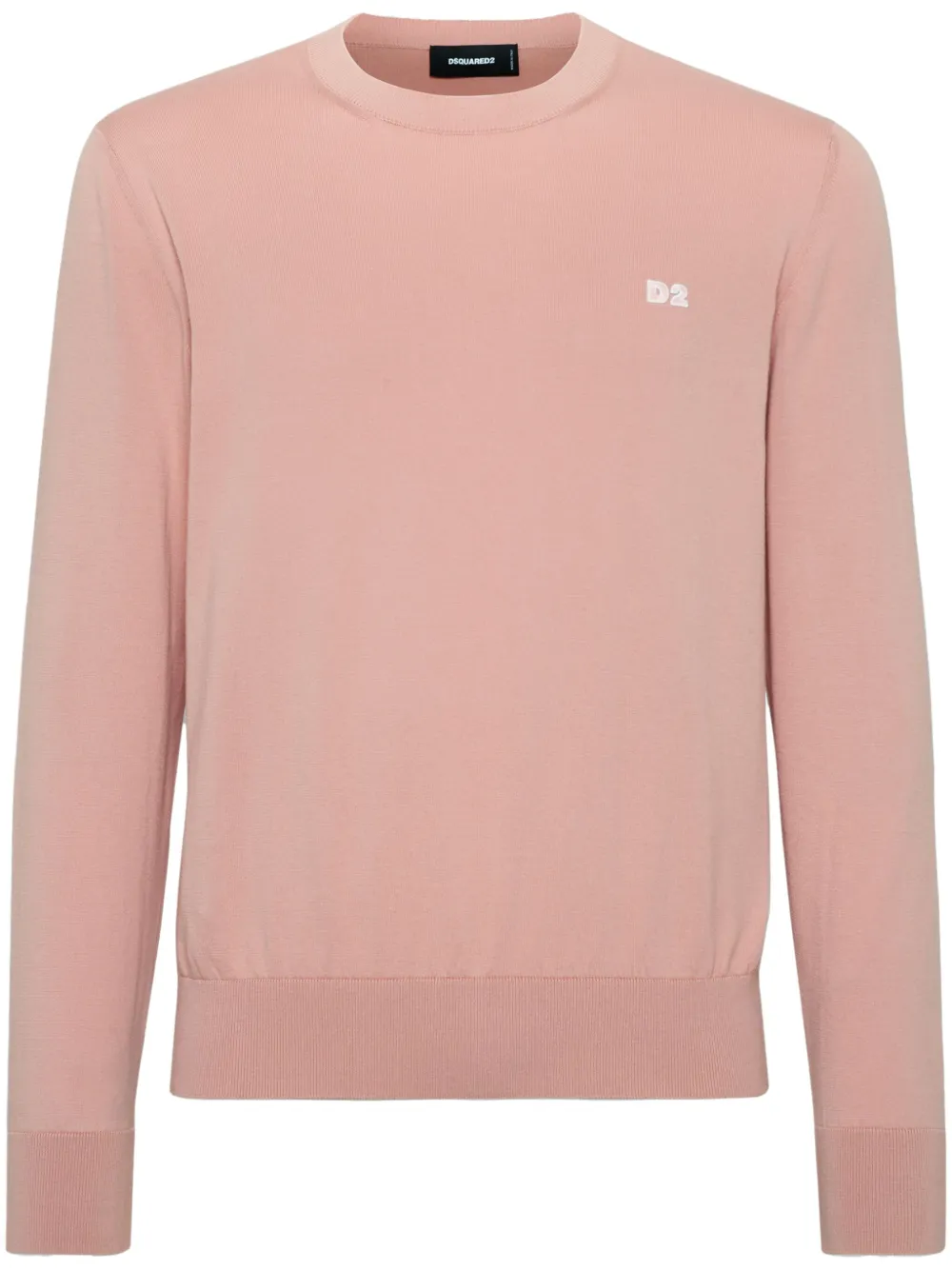 DSQUARED2 pull à logo brodé | rose | Image 1