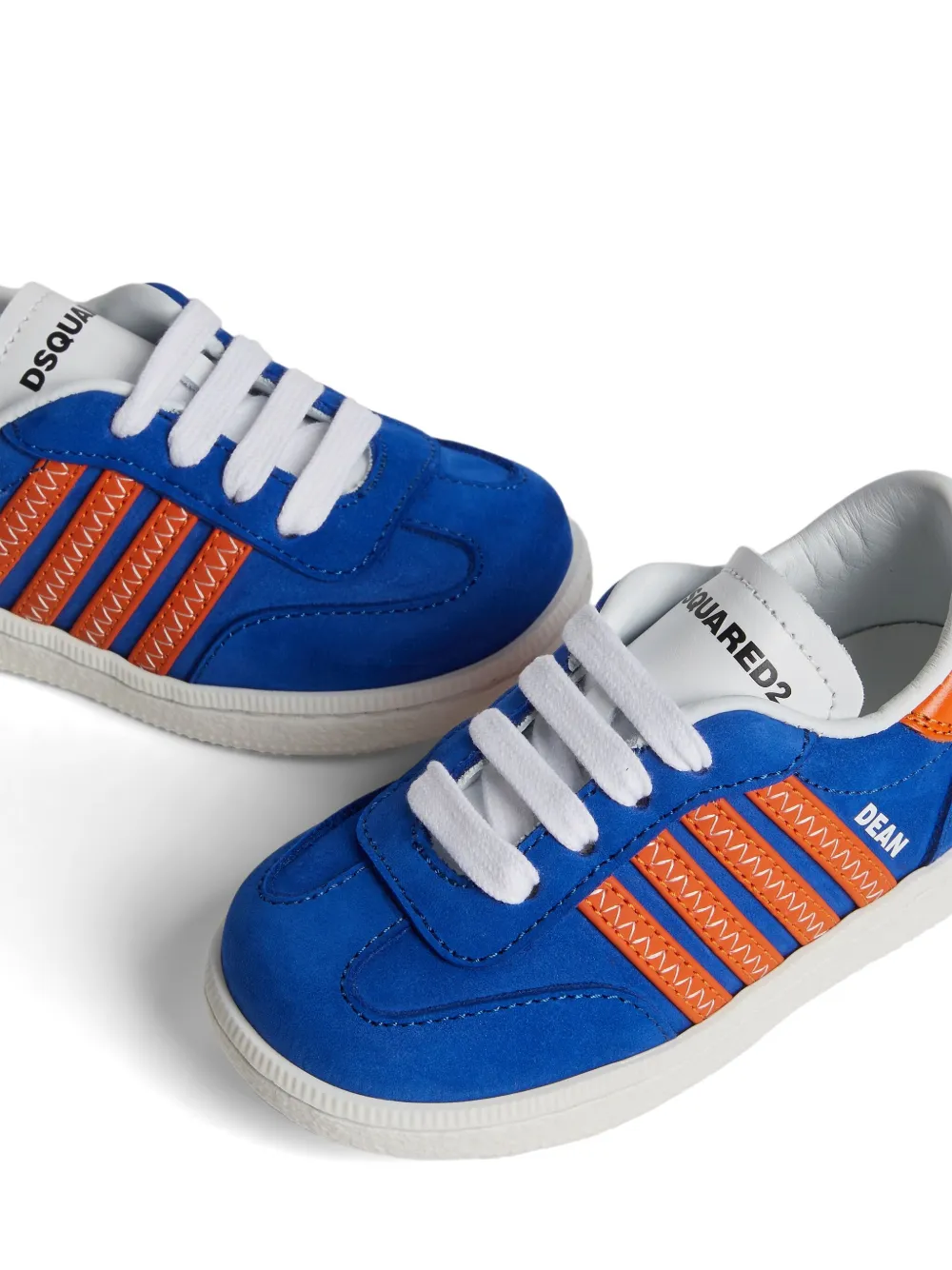 DSQUARED2 KIDS logo-print sneakers Blue