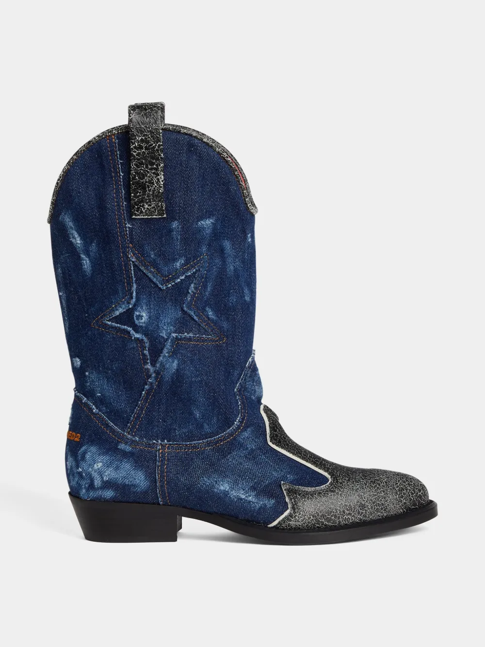 Dsquared2 Denim Boots In ブルー