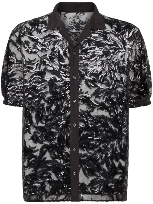 DSQUARED2 chemise à sequins - Noir - DSQUARED2 - Modalova