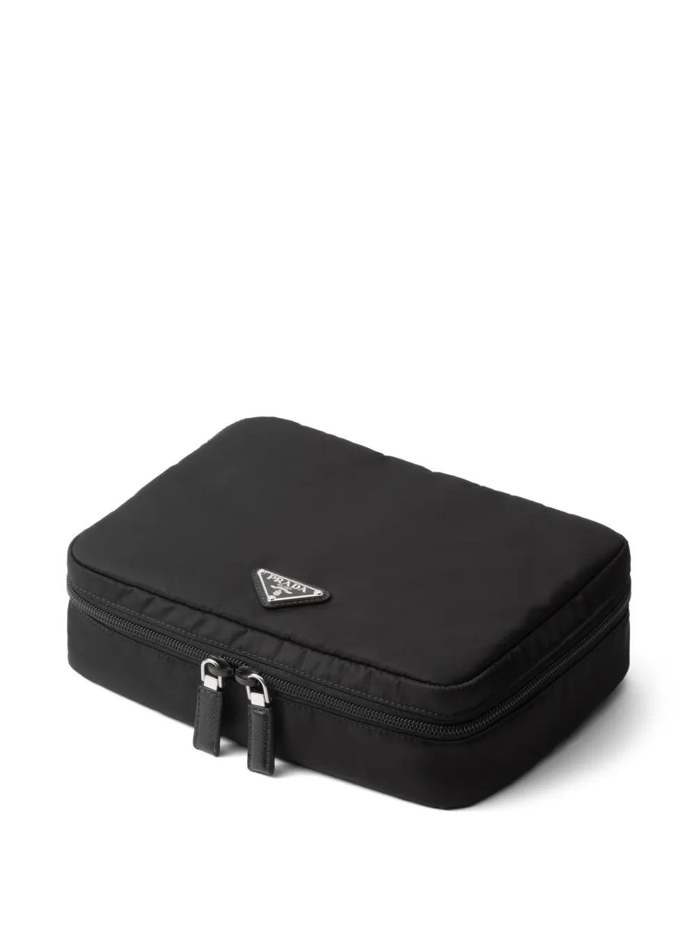 Prada Medium reistas met rits Zwart