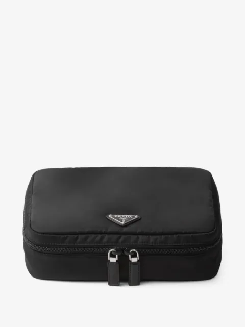 Prada medium zip-up travel pouch