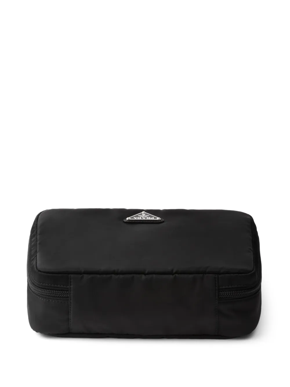 Prada medium zip-up travel pouch - Zwart