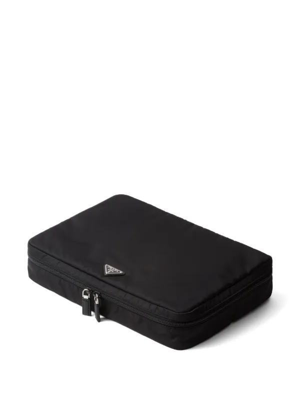 Prada Large Re Nylon Wash Bag Black FARFETCH ID