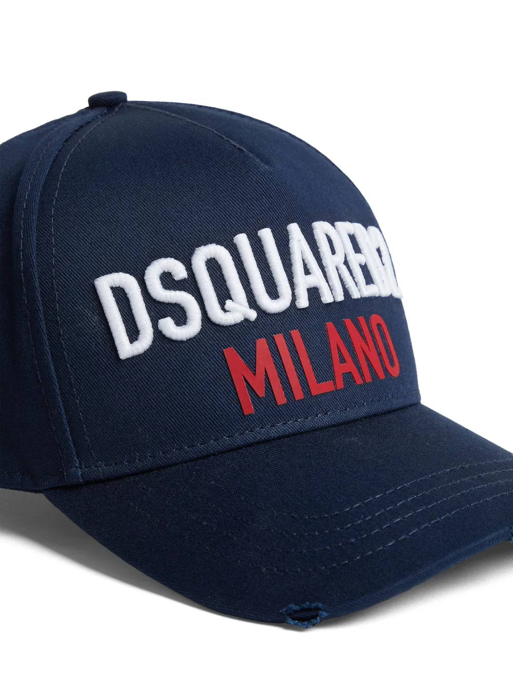 DSQUARED2 Honkbalpet met geborduurd logo Blauw
