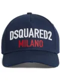 DSQUARED2 embroidered logo baseball cap - Blue