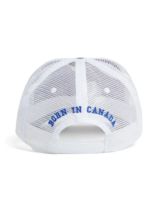 DSQUARED2 Logo Print Baseball Cap | Blue | FARFETCH ID