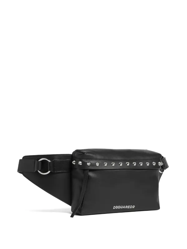DSquared2 スパイクスタッズ ジップベルトバッグ DSquared2 スパイクスタッズ ジップベルトバッグ (D SQUARED2