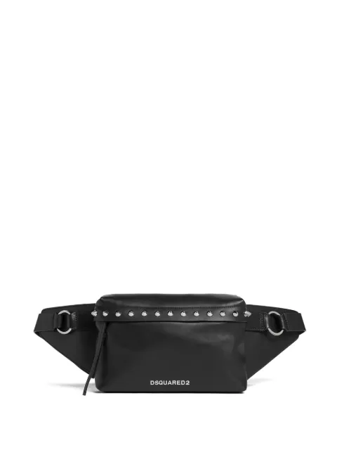 DSQUARED2 스파이크 스터드 벨트 백