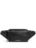 DSQUARED2 spike-studded belt bag - Black