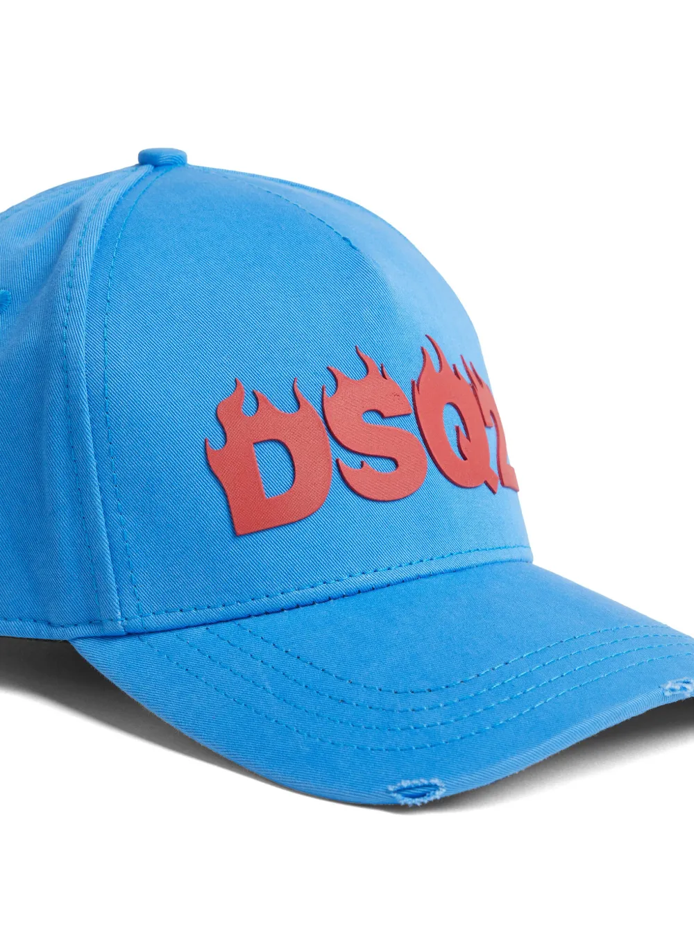 DSQUARED2 Honkbalpet met logo-applicatie Blauw