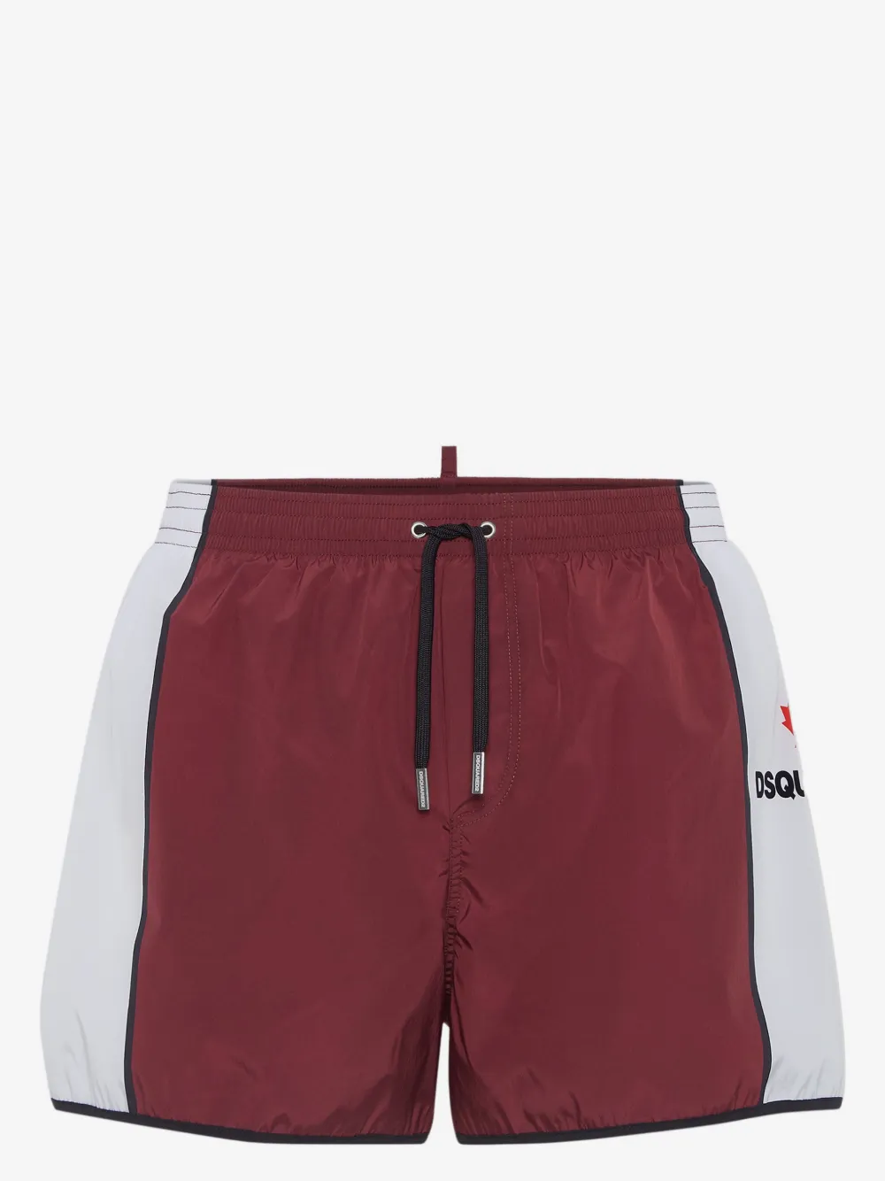 DSQUARED2 maple-leaf swim shorts | Red | Image 1