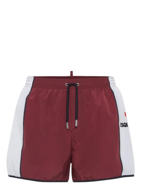 DSQUARED2 maple-leaf swim shorts