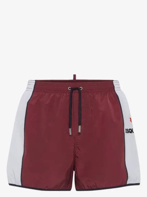 DSQUARED2 maple-leaf swim shorts
