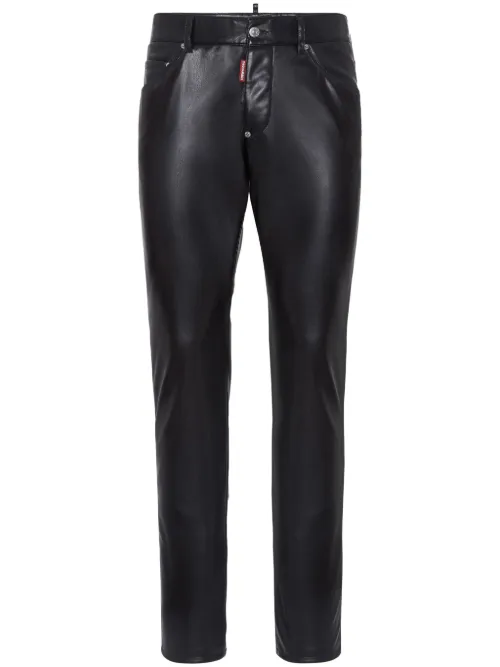 Pantalon en coton à coupe fuselée - DSQUARED2 - Modalova