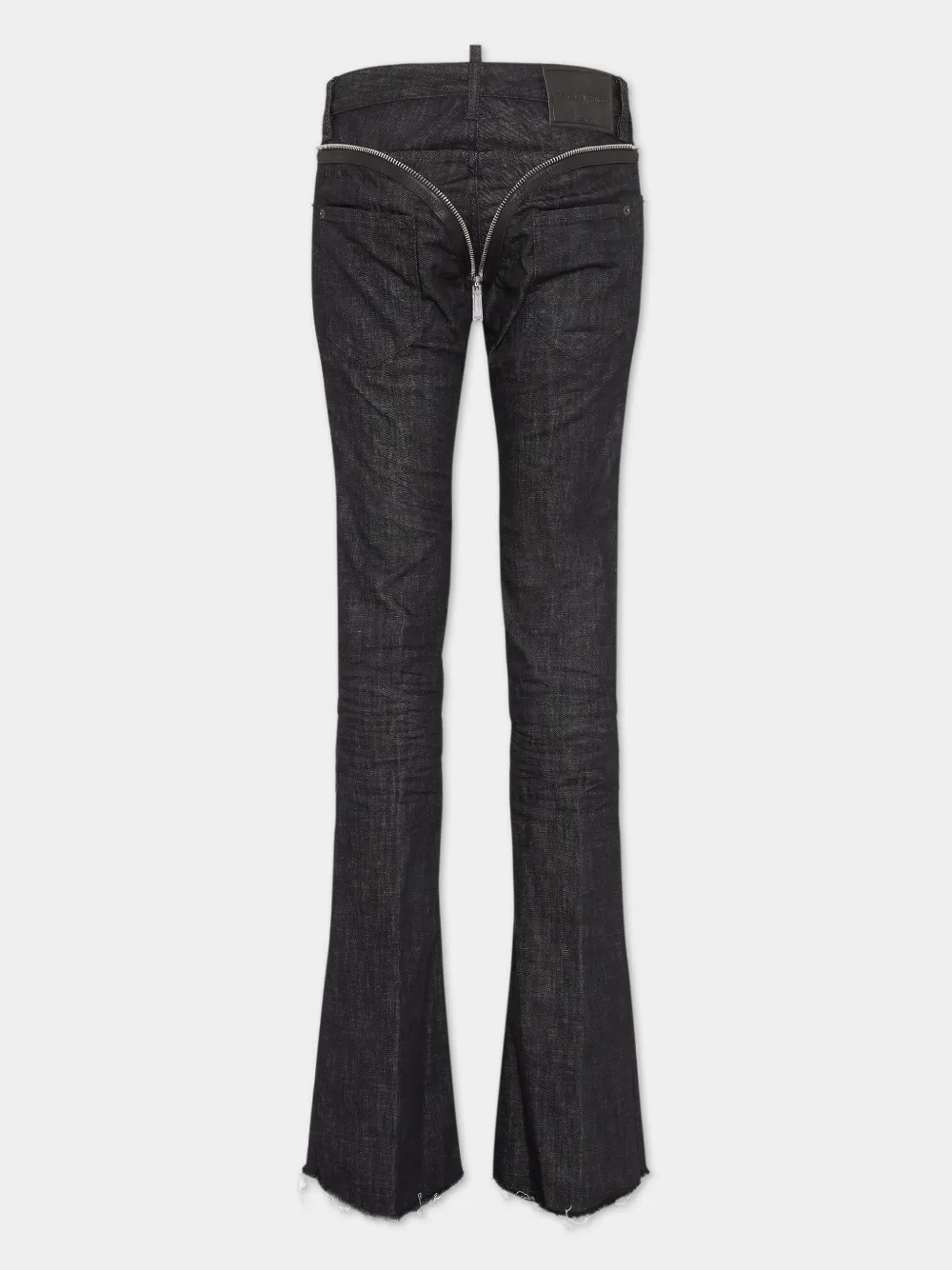 DSQUARED2 zip-detailing jeans - Zwart