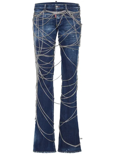 DSQUARED2 lace-up jeans