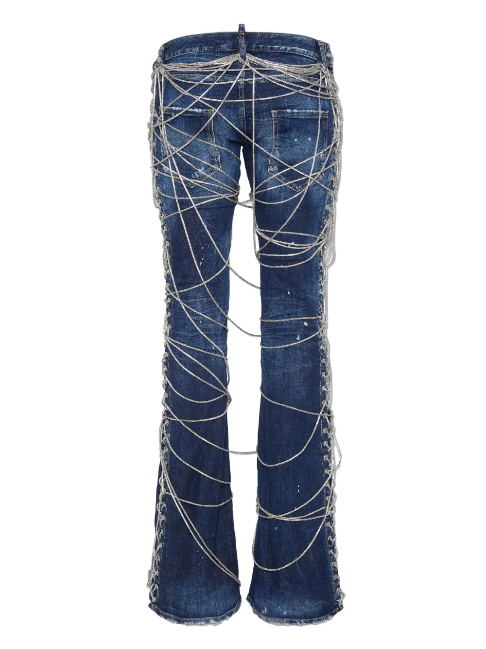 DSQUARED2 Jeans met veters - Blauw