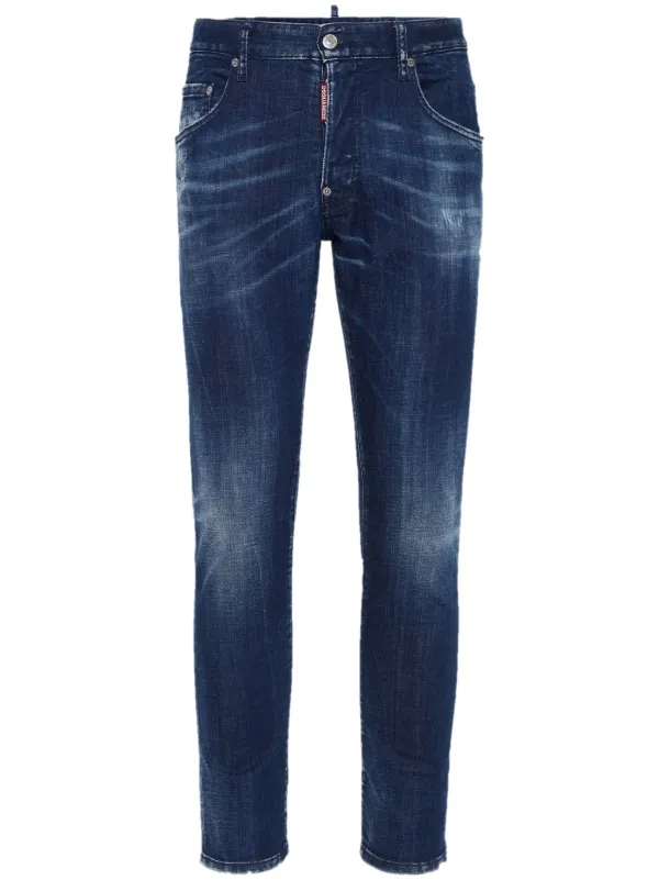 DSQUARED2 stretch-cotton Slim Jeans Blue FARFETCH IN