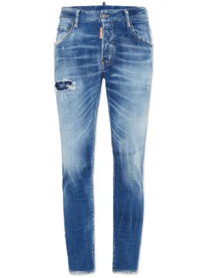 (ディースクエアード) DSQUARED2 M.W SKINNY JEAN 75LB0280 DSQUARED2 ディースクエアード MEDIUM HERITAGE RAMMEDS WASH