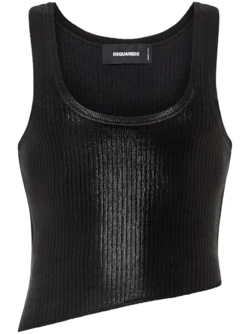 Débardeur à design asymétrique - DSQUARED2 - Modalova