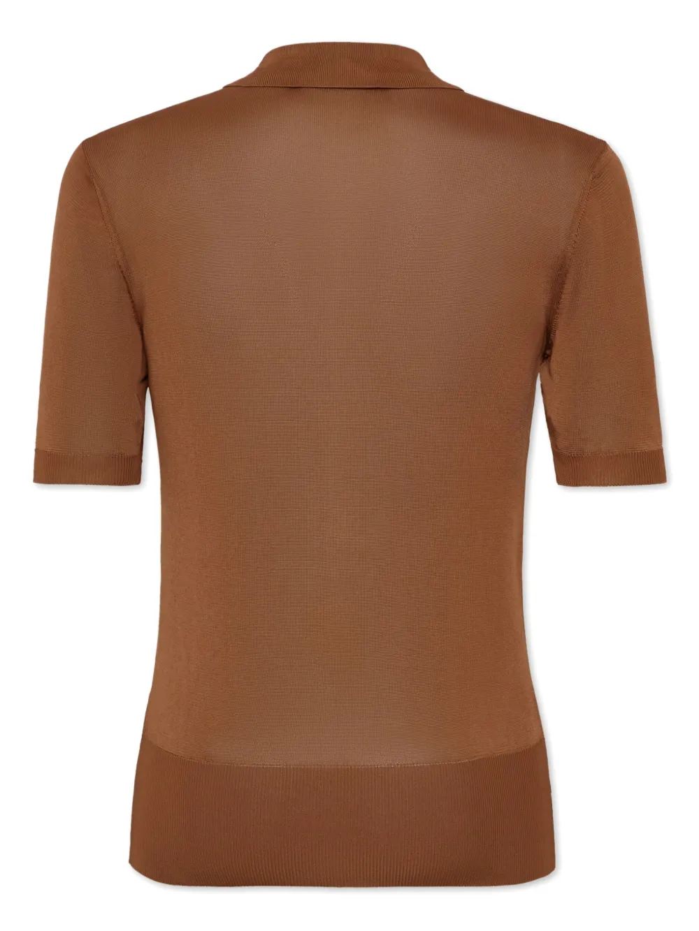 DSQUARED2 Poloshirt met logoplakkaat - Bruin