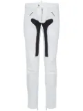 DSQUARED2 leather trousers - White