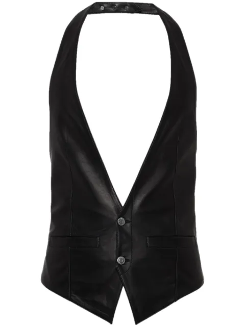DSQUARED2 buttoned sleeveless shirt