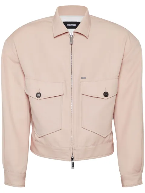 DSQUARED2 virgin wool bomber jacket