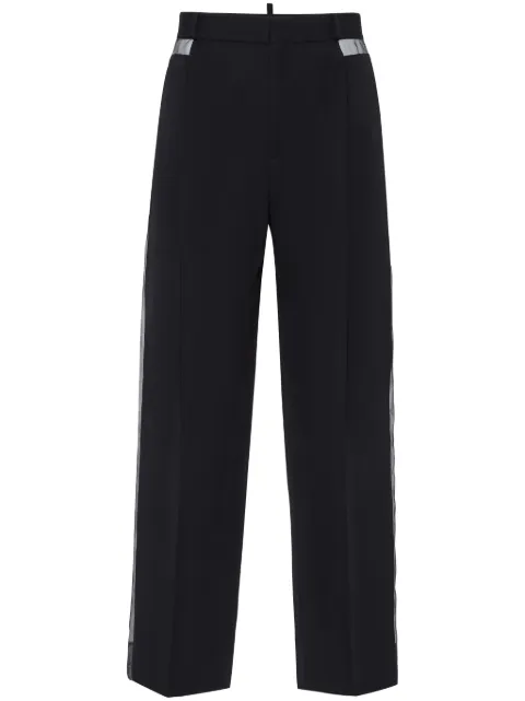 DSQUARED2 virgin wool straight-leg trousers