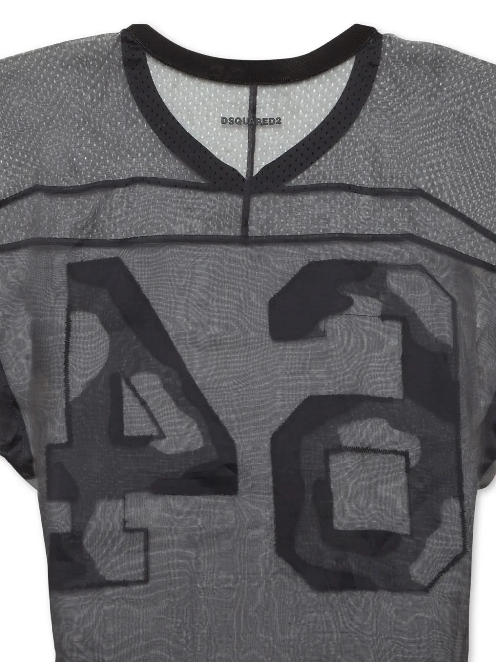 DSQUARED2 perforated cap sleeves shirt | Image 2