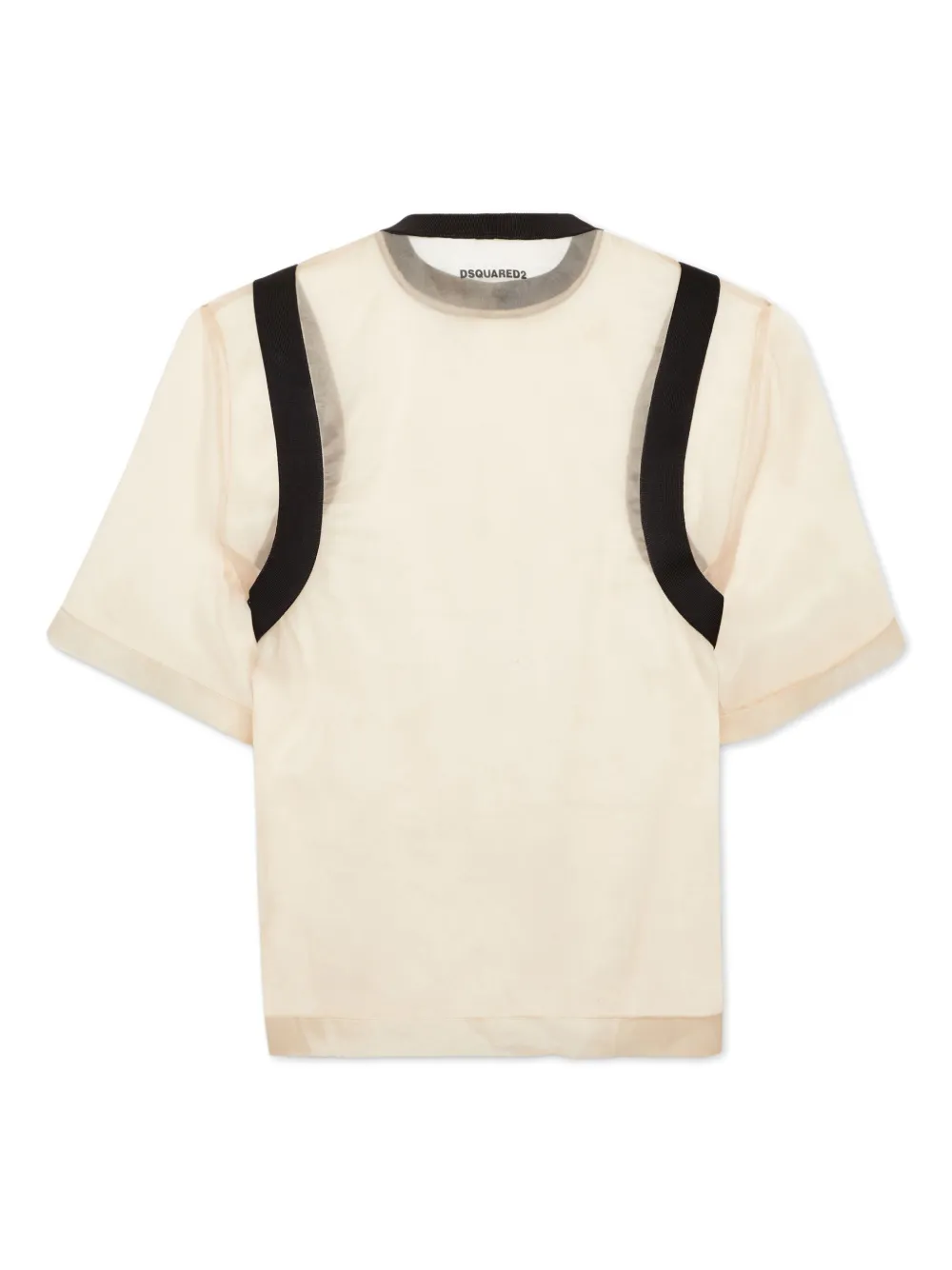 DSQUARED2 stripe-detail T-shirt | T-Shirts | Image 2