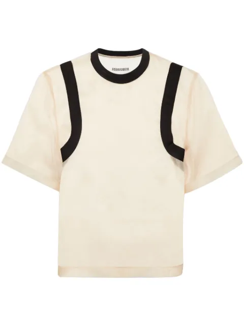 DSQUARED2 stripe-detail T-shirt