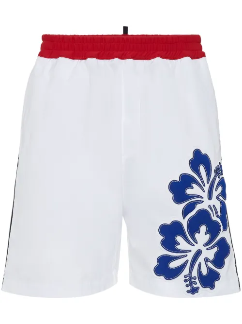 Short en coton à imprimé graphique - DSQUARED2 - Modalova