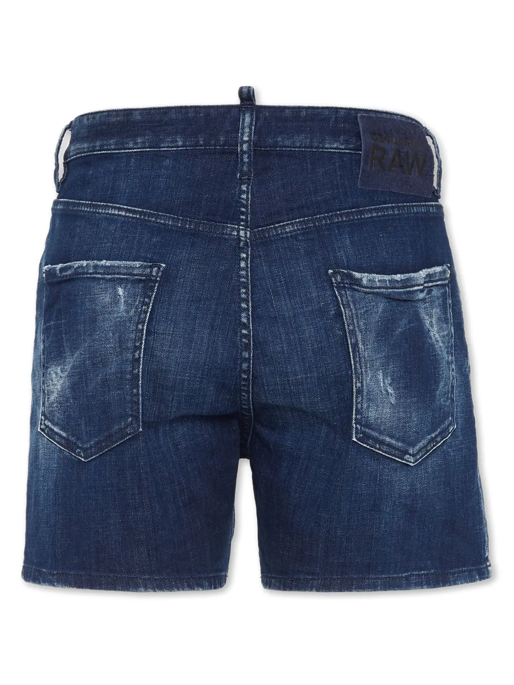 DSQUARED2 Denim shorts van stretch-katoen - Blauw