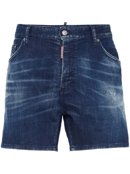 Short en jean à design stretch - DSQUARED2 - Modalova