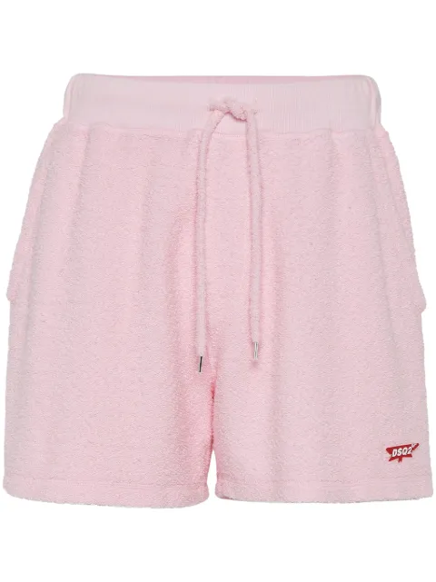 DSQUARED2 Shorts sportivi con applicazione